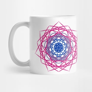 Bisexual Flag Kaleidoscope Mug